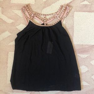 NWT studded tank top